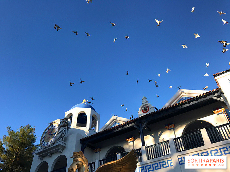 Inauguration de Pégase Express au parc Astérix
