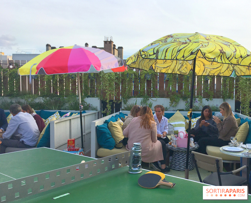 La terrasse du Mama Shelter