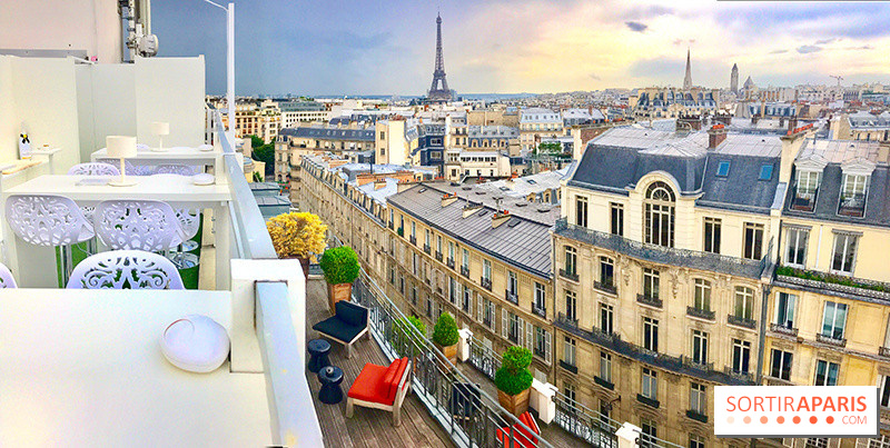 Le rooftop de l'Hôtel Marignan