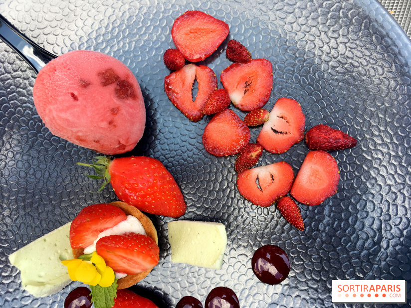 Le restaurant-terrasse des Jardins du Marais - Autour de la fraise
