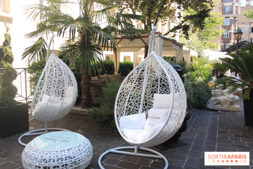 Le restaurant-terrasse des Jardins du Marais