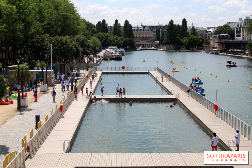 La baignade Bassin de la Villette