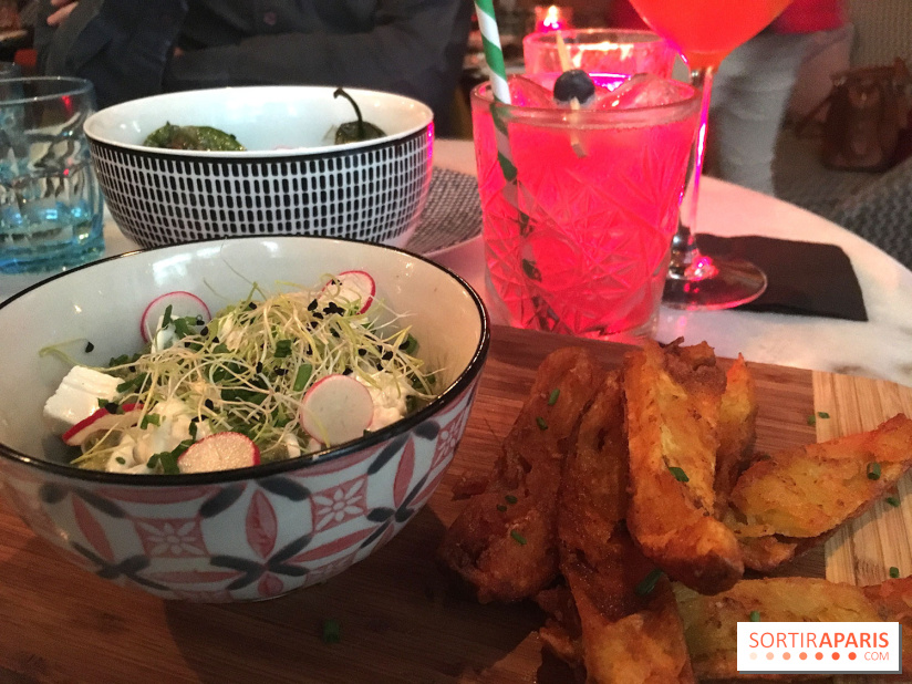 La carte de Victoria Mac Garvey au Maria Magdalena - guacamole/frites de patates douces