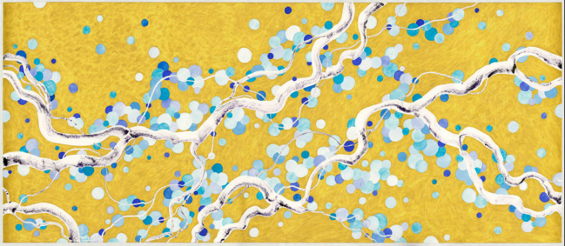 Détail de Variations énergétiques, œuvre de Monika Cicolella