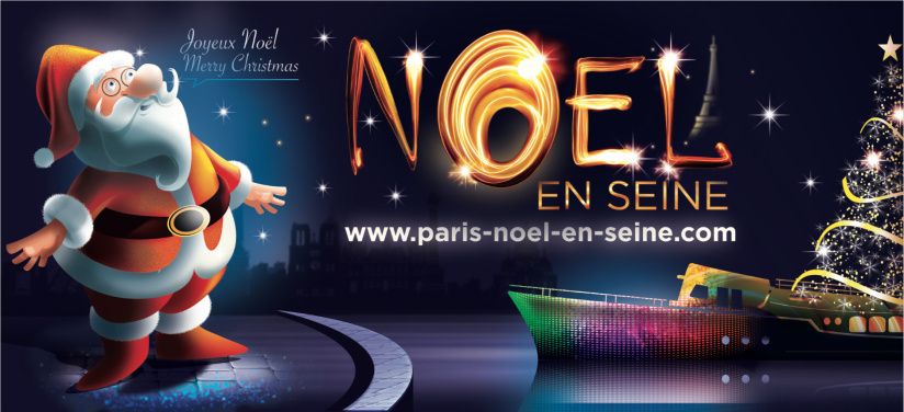 Noël en Seine 2017, croisières sur la Seine Illuminée