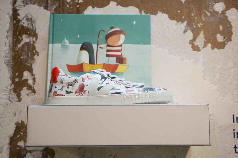 VEJA x Olivier Jeffers : des baskets éthiques et colorées