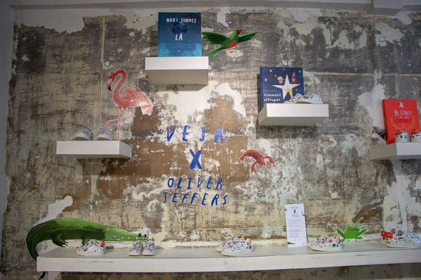 VEJA x Olivier Jeffers : des baskets éthiques et colorées