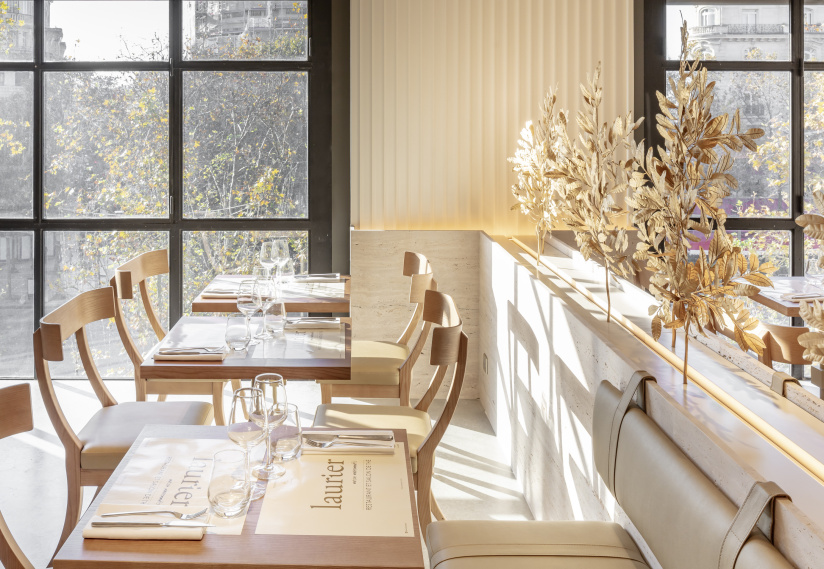 Laurier, le restaurant grec signé Mavrommatis aux Galeries Lafayette Champs-Elysées : invitations