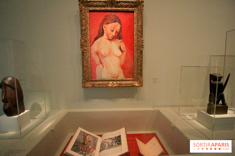 Exposition DADA au Musée de l'Orangerie - au centre, Nu sur fond rouge, Pablo Picasso, 1905