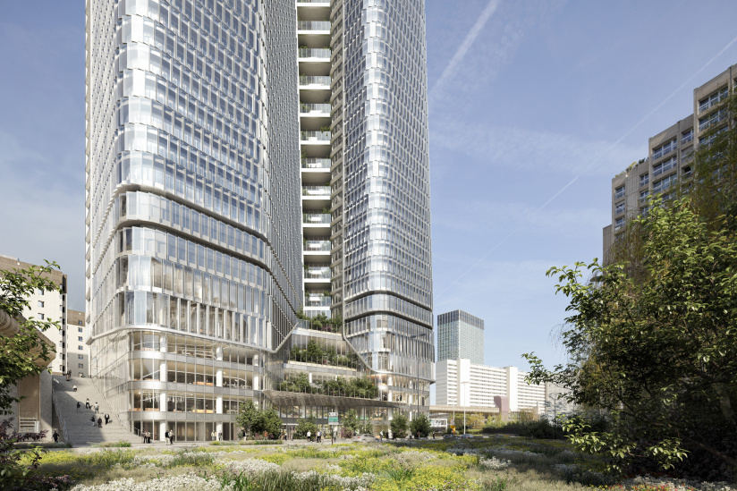 La Défense : lancement de The Link, plus haut gratte-ciel du quartier d'affaires 