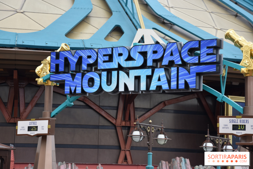 Visuel Disneyland Star Wars Hyperspace Mountain