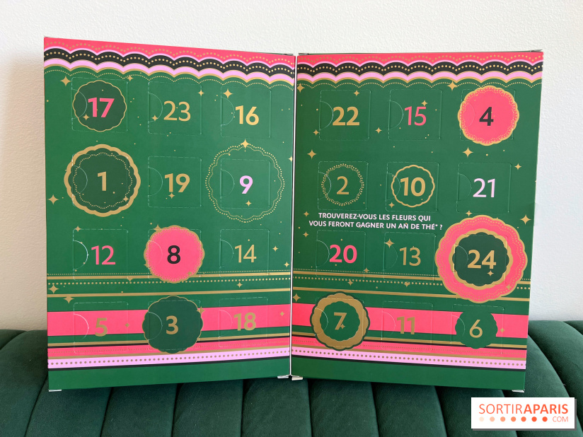 Le calendrier de l'Avent 2024 des Thés de la Pagode en hommage à la Corée