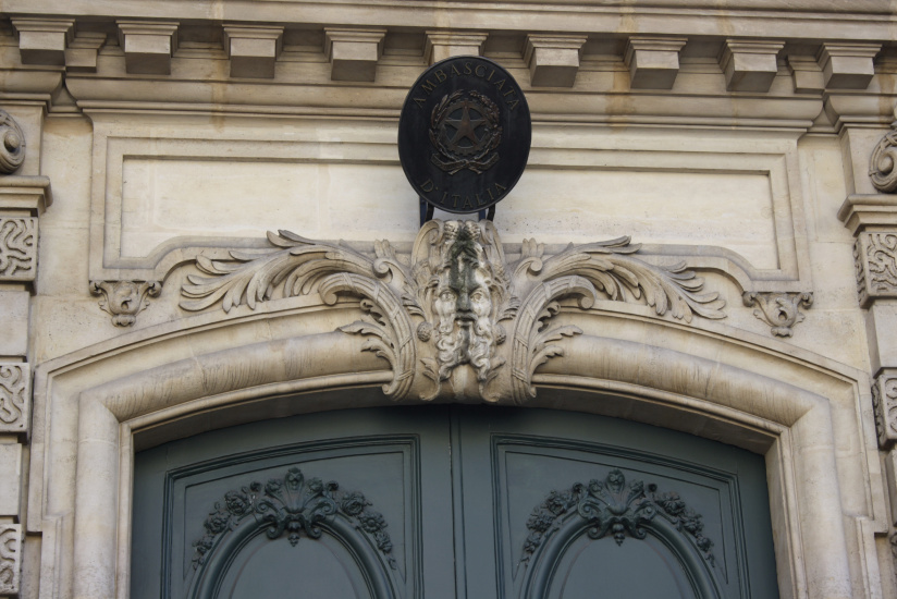 Peut-on visiter l'Hôtel de La Rochefoucauld-Doudeauville, le palais de l'ambassade d'Italie à Paris?