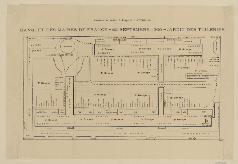 Éphéméride du 22 septembre à Paris : Le gigantesque banquet des maires de France aux Tuileries
