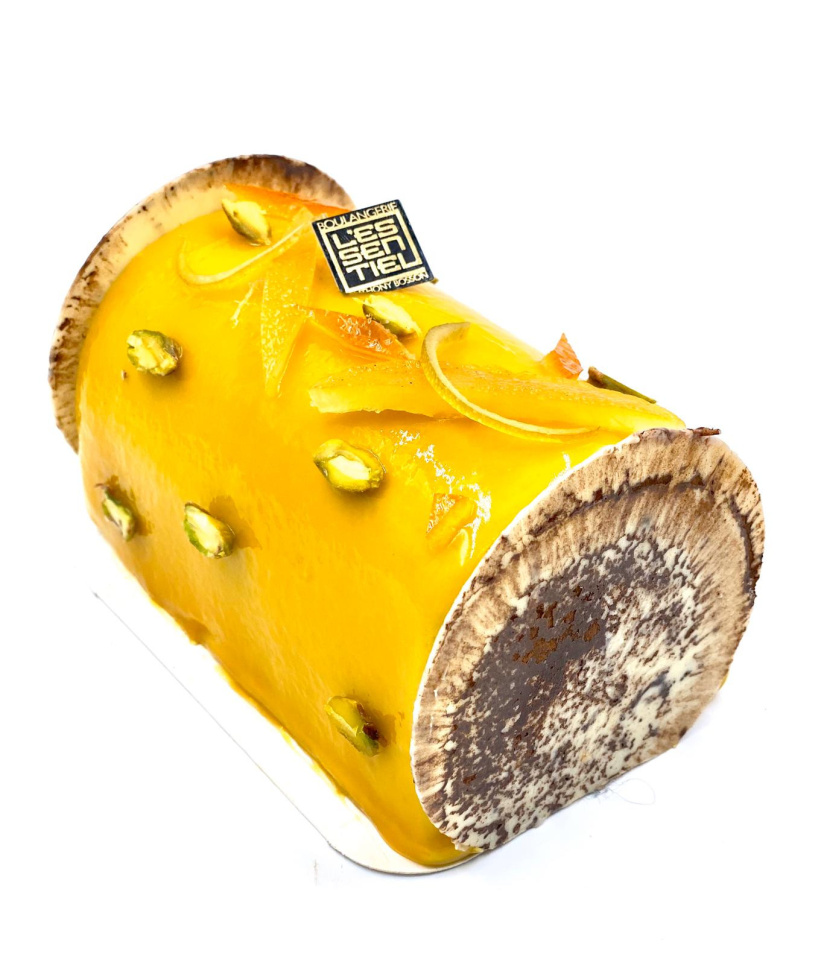 Bûches de Noël 2020 à la boulangerie L’Essentiel par le Champion de France du Dessert Cyril Gaidella