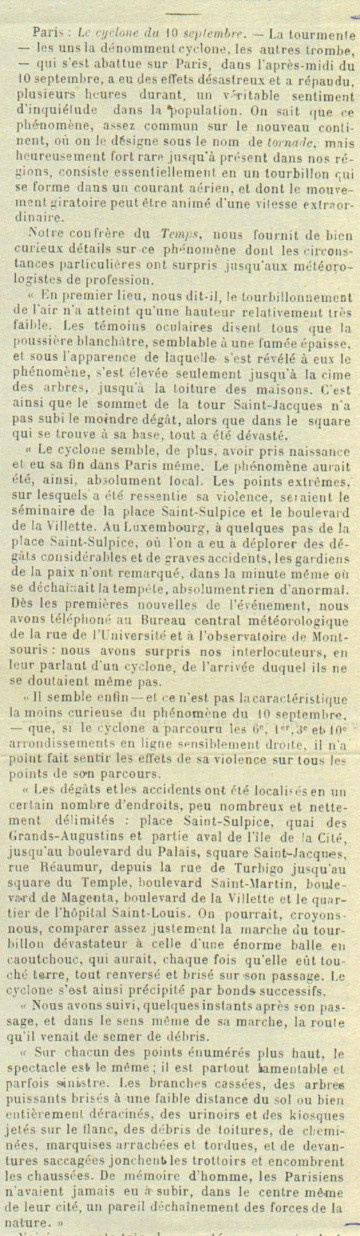 Journal tornade paris 