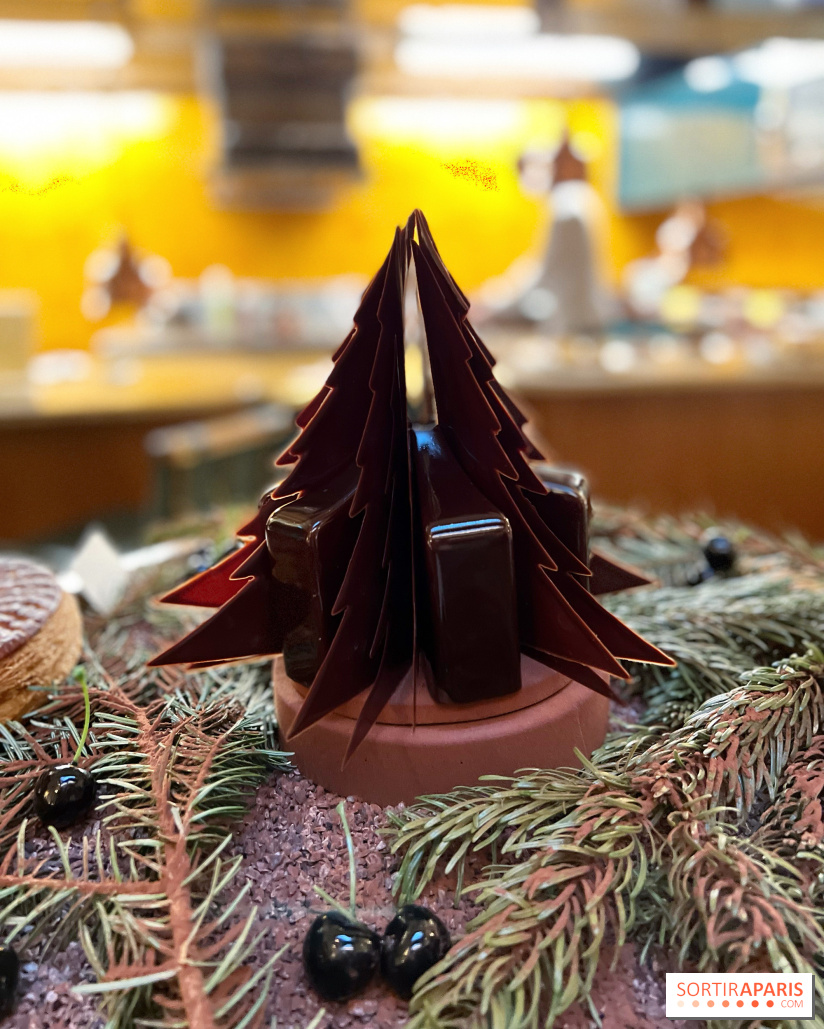 Bûche de Noel 2020 par Stephanie Le Quellec et Pierre Chirac au restaurant La Scène