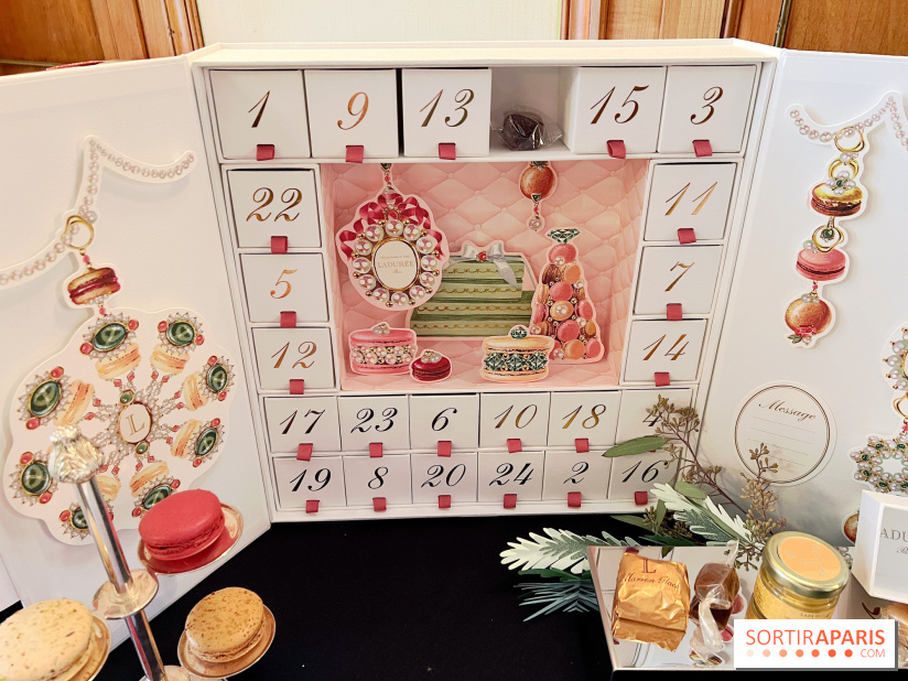 Le calendrier de l'Avent 2023 élégant et gourmand de Ladurée