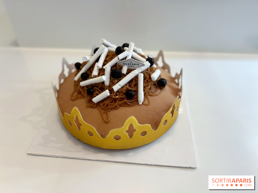 La galette des Rois Mont Blanc 2024 de La Glacerie Paris