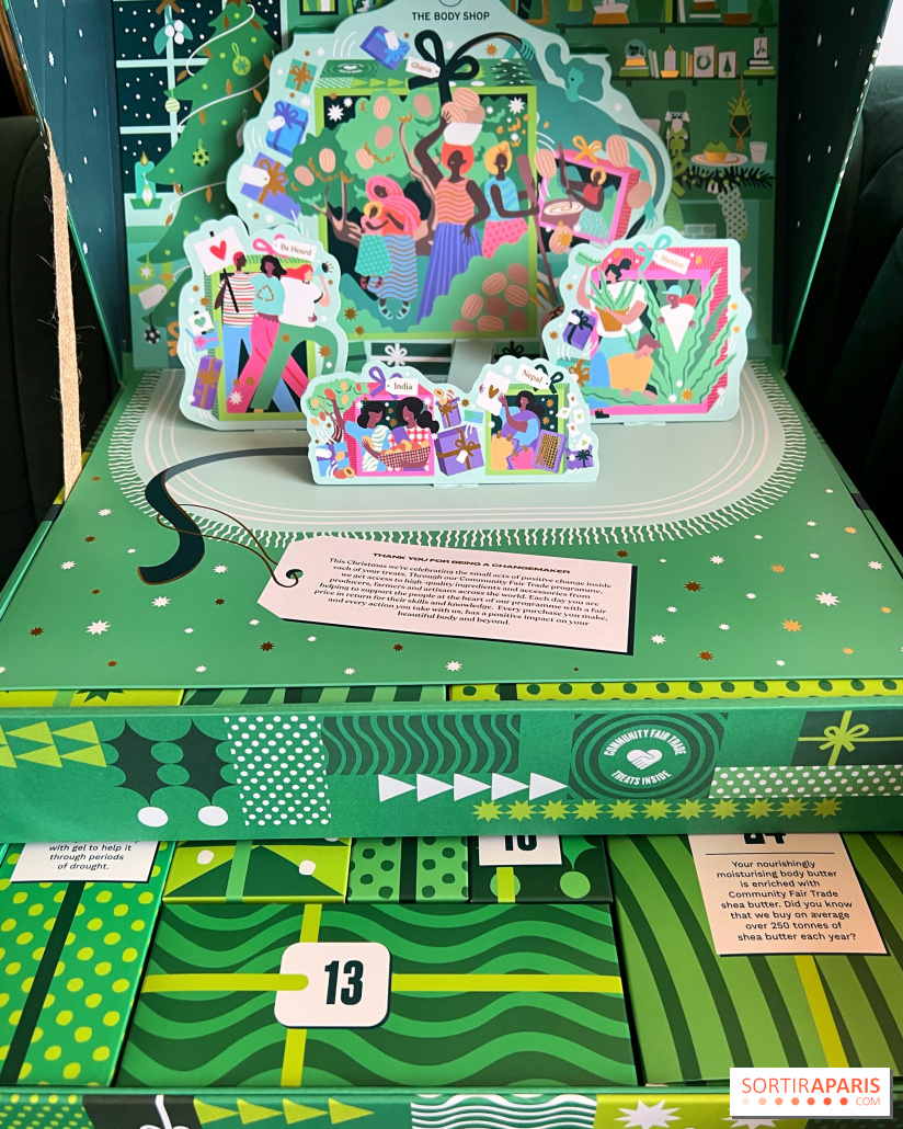 Les magnifiques calendriers de l'Avent 2023 de The Body Shop remplis de produits de beauté et soins