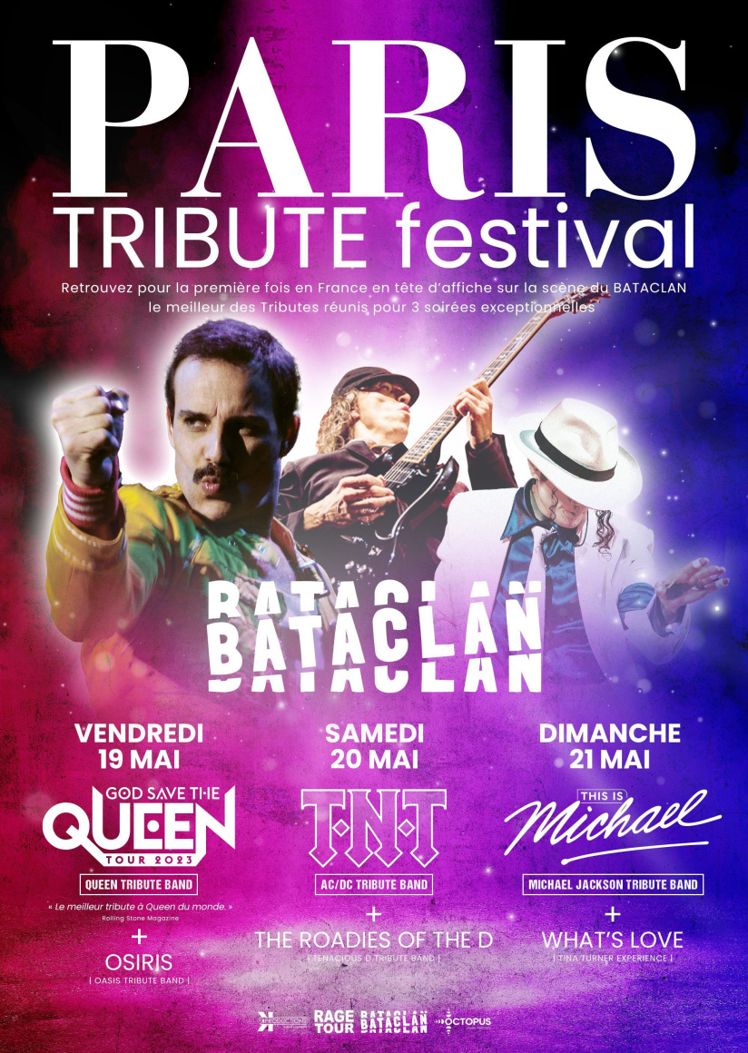 Paris Tribute Festival at the Bataclan : tributes to Queen, AC/DC ...