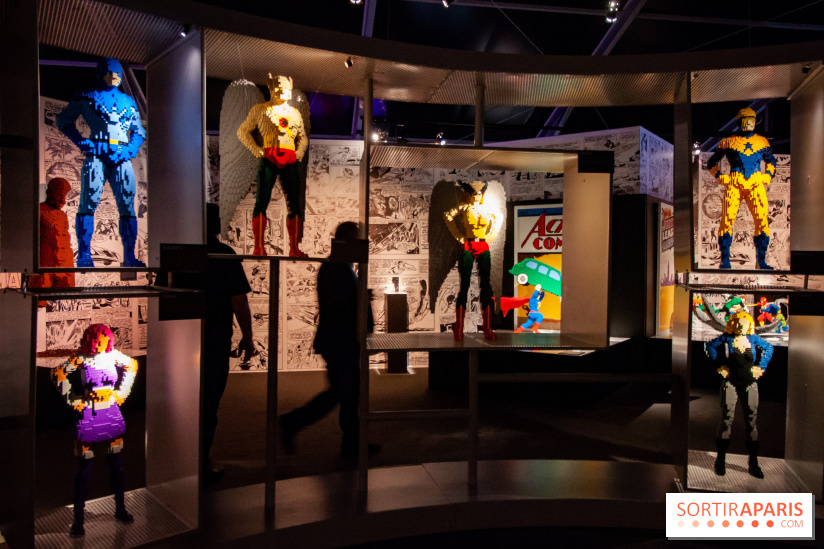 L'exposition LEGO des Super-Heros DC à la Villette