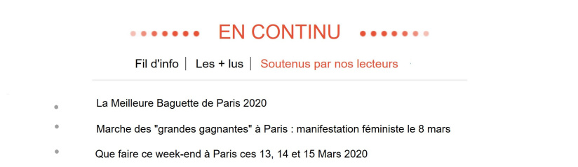 NOUVEAU ! Sortiraparis lance les articles soutenus par les lecteurs !
