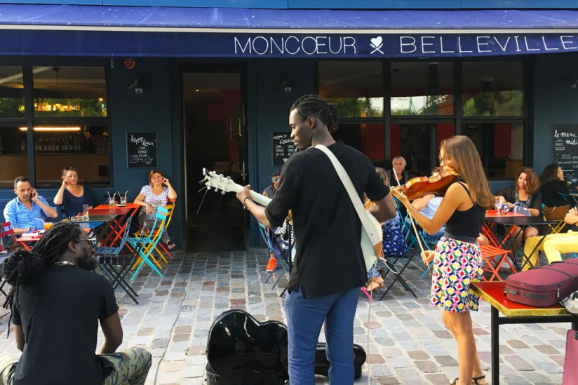 Mon Cœur Belleville: la si belle terrasse qui surplombe Paris