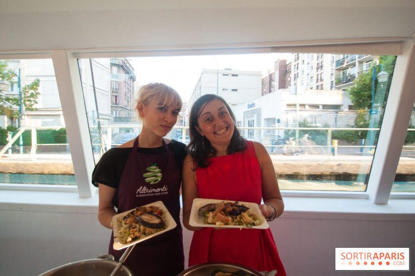 Croisière sur le canal de l'Ourcq