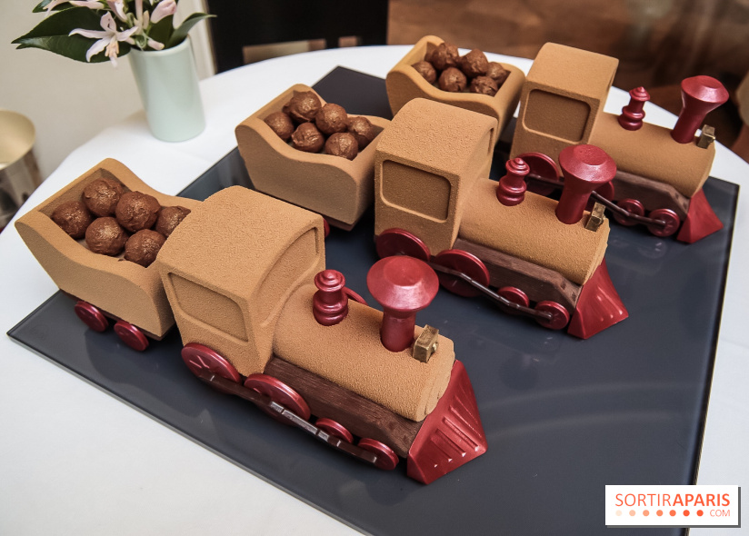 La Bûche Shangri-là Express de Michaël Bartocetti pour Noël 2018