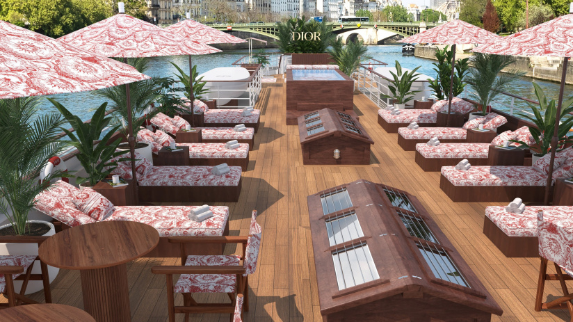 Dior Spa cruise : des croisières soins et fitness sur la Seine, dans l'esprit des JO de Paris 2024