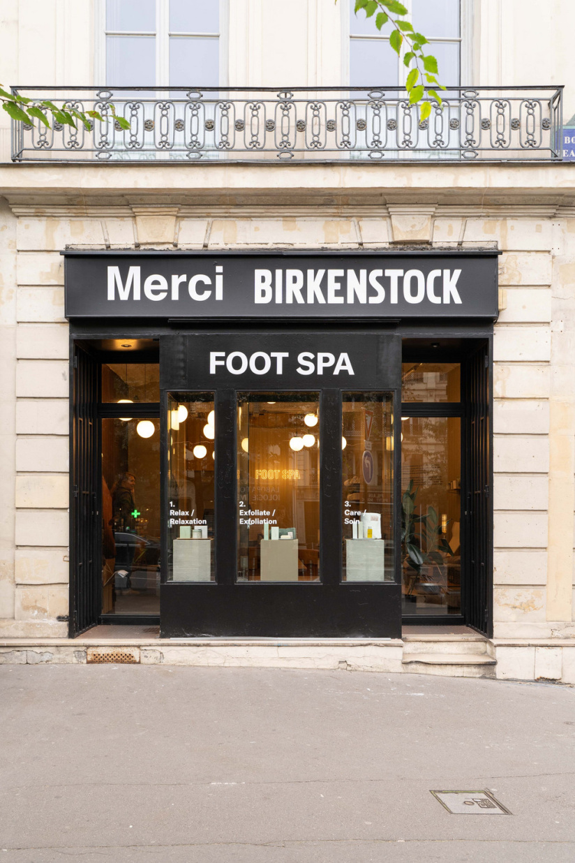 Birkenstock ouvre un spa éphémère pour les pieds dans un concept store à Paris