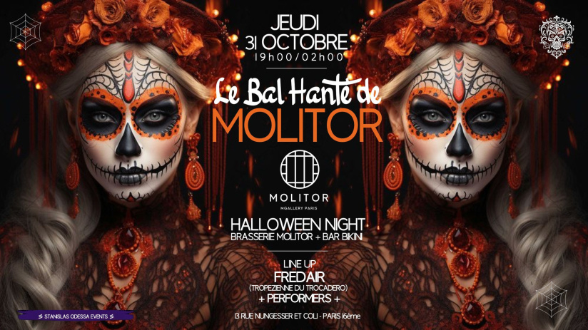 Halloween 2024 à l'Hôtel Molitor : food, cocktails, DJ sets et cracheurs de feu dans le 16e