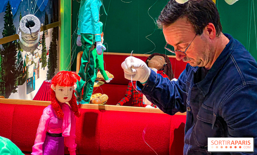 Printemps Haussmann : notre interview du marionnettiste et de la scénographe des vitrines de Noël