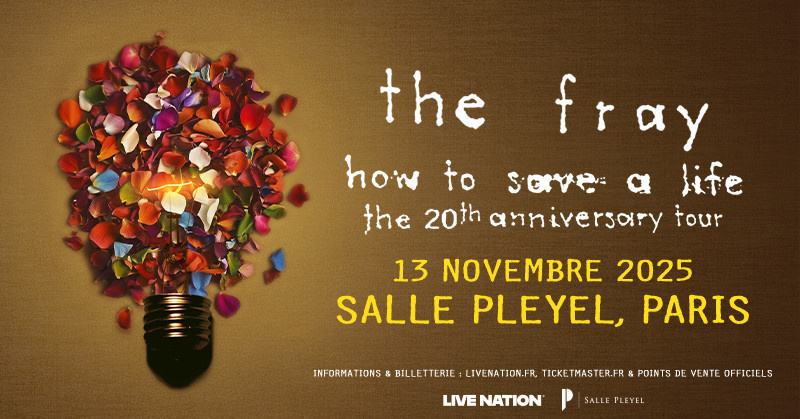 The Fray en concert à la Salle Pleyel à Paris, en novembre 2025