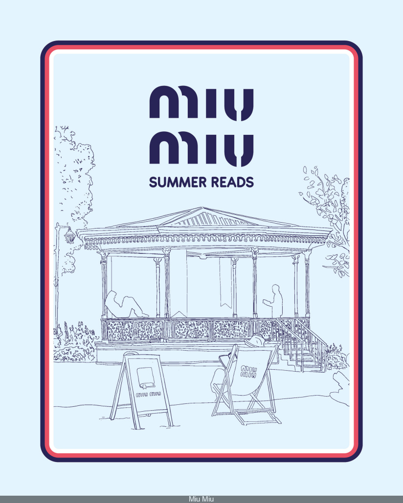 Miu Miu Summer Reads: The Italian house opens a pop up. distributes free books in Paris miu miu summer reads pop