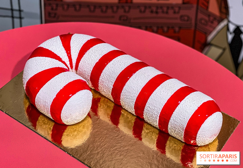 Candy Cake, la Bûche de Noël 2025 du Printemps Haussmann par Bryan Esposito, clin d'œil à New-York