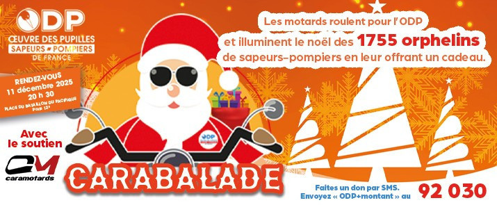 Carabalade de Noël 2025 à Paris : rejoignez le cortège solidaire de motards et offrez des cadeaux