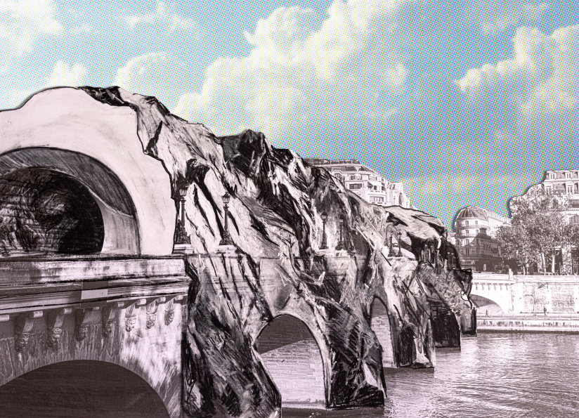 JR va transformer le Pont Neuf en grotte éphémère en hommage à Christo et Jeanne-Claude en juin 2026