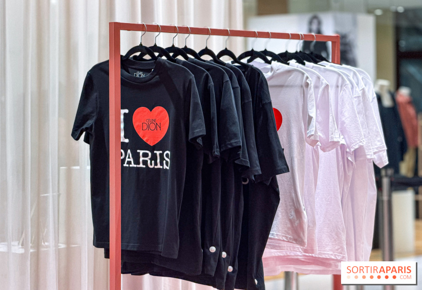 Céline Dion à Paris : T-shirts, vinyles, macarons… un pop-up ouvre à Haussmann - avis et photos