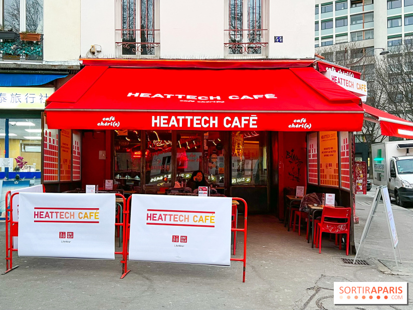 HEATTECH CAFÉ : la terrasse la plus chaude de Paris signée UNIQLO, au Café Chéri(e)