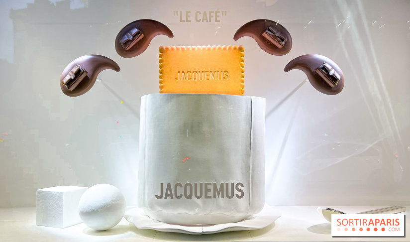 Jacquemus x Galeries Lafayette Haussmann : pop up, installations géantes, café et marché aux fleurs