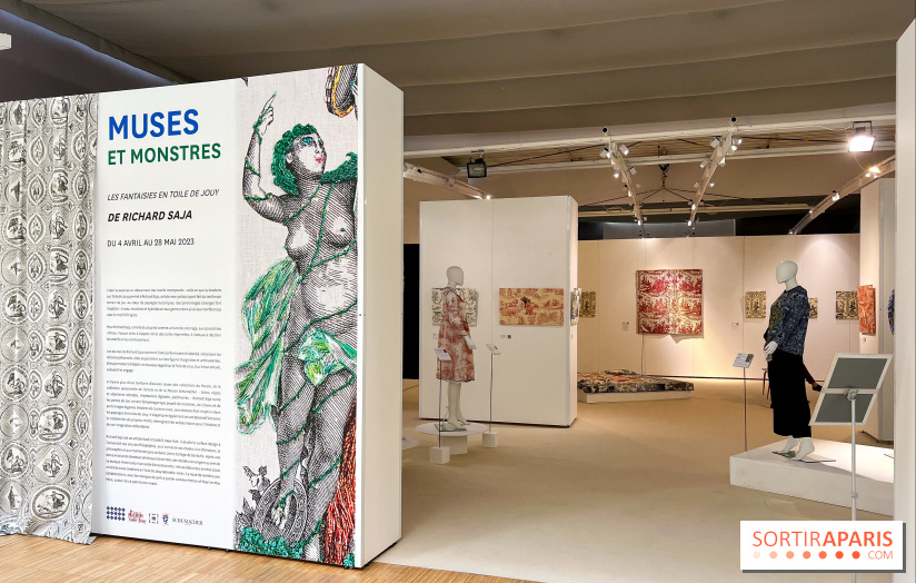 Muses et Monstres, l'exposition brodée au Musée de la Toile de Jouy