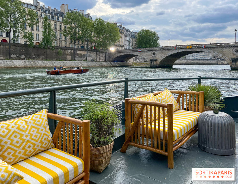Sena, la nouvelle terrasse face à l'Île Saint Louis : pizzas, Spritzeria, rooftop et pop up stores