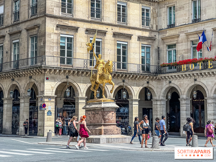 visuel Paris visuel  - Rue de Rivoli - statue Jeanne d'Arc - Place des Pyramides