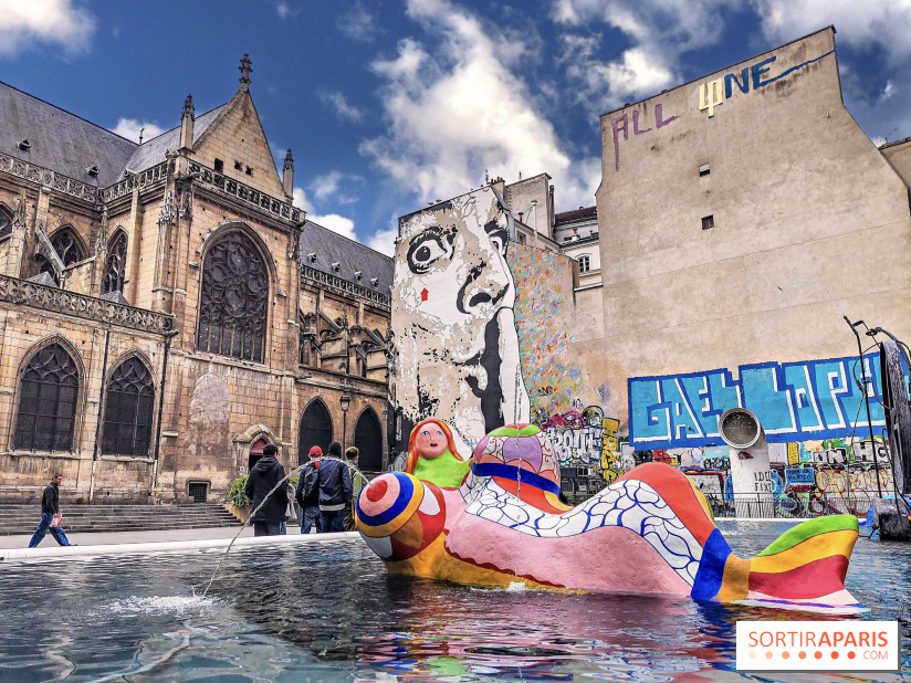 Visuel Paris, fontaine Pompidou Stravinsky