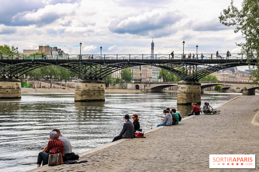 Visuel Paris quai de Seine, pont des arts