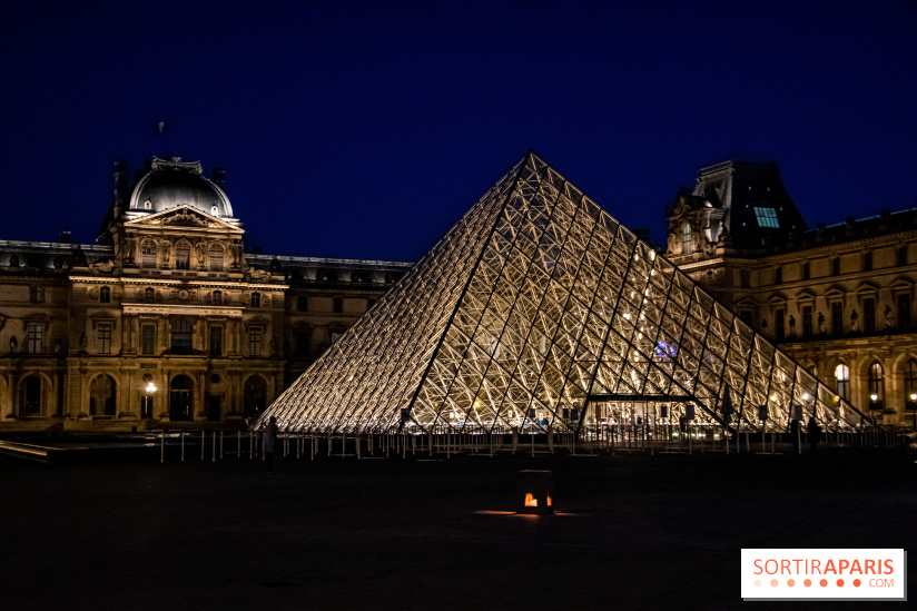 Visuel Paris Louvre nuit