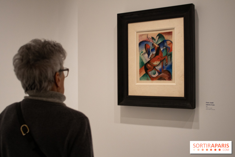 Cheval et âne, Franz Marc, 1912 - L'aventure du Cavalier Bleu au Musée de l'Orangerie