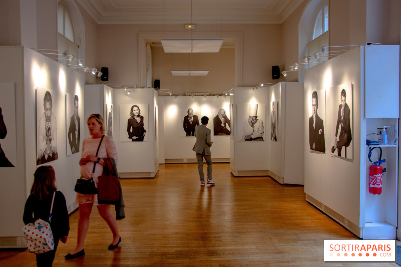 Expo Stéphane de Bourgies, Cinquante portraits de chefs, à la Mairie du 1er